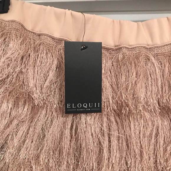 NWT Eloquii fringe pencil skirt - Picture 3 of 6